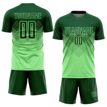 Laden Sie das Bild in den Galerie-Viewer, Custom Pea Green Green Sublimation Soccer Uniform Jersey
