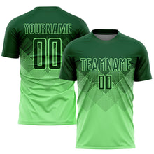 Laden Sie das Bild in den Galerie-Viewer, Custom Pea Green Green Sublimation Soccer Uniform Jersey
