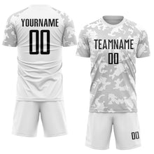 Laden Sie das Bild in den Galerie-Viewer, Custom White Black Sublimation Soccer Uniform Jersey
