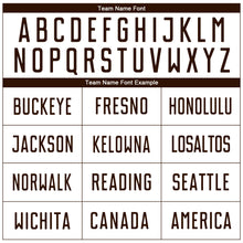 Charger l&#39;image dans la galerie, Custom White Brown Sublimation Soccer Uniform Jersey
