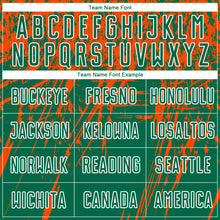 Charger l&#39;image dans la galerie, Custom Kelly Green Orange-White Sublimation Soccer Uniform Jersey
