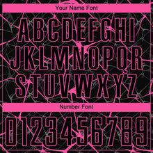 Charger l&#39;image dans la galerie, Custom Black Pink Sublimation Soccer Uniform Jersey
