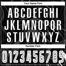 Laden Sie das Bild in den Galerie-Viewer, Custom Black White Sublimation Soccer Uniform Jersey
