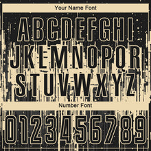 Load image into Gallery viewer, Custom City Cream Black Sublimation Soccer Uniform Jersey
