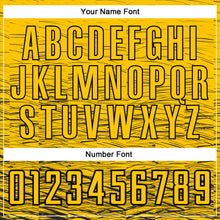 Charger l&#39;image dans la galerie, Custom Yellow Black Sublimation Soccer Uniform Jersey
