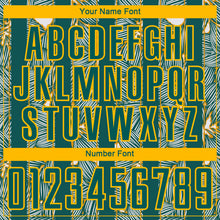 Charger l&#39;image dans la galerie, Custom Midnight Green Gold Flowers Sublimation Soccer Uniform Jersey
