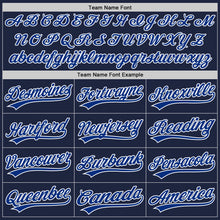 Загрузить изображение в средство просмотра галереи, Custom Navy Royal-White Two-Button Unisex Softball Jersey
