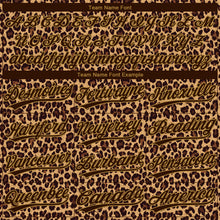Laden Sie das Bild in den Galerie-Viewer, Custom Brown Brown-Old Gold 3D Pattern Design Leopard Two-Button Unisex Softball Jersey
