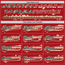 Laden Sie das Bild in den Galerie-Viewer, Custom Red Vintage USA Flag-City Cream Two-Button Unisex Softball Jersey
