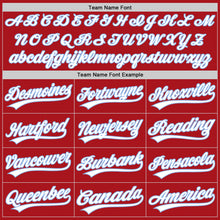 Charger l&#39;image dans la galerie, Custom Red White-Light Blue Two-Button Unisex Softball Jersey
