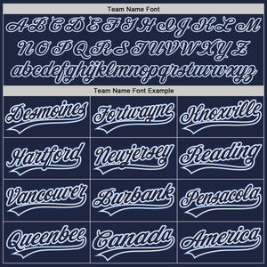 Custom Navy Navy-Light Blue Two-Button Unisex Softball Jersey