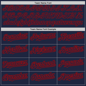 Custom Navy Steel Gray Splash Ink Red Authentic Baseball Jersey