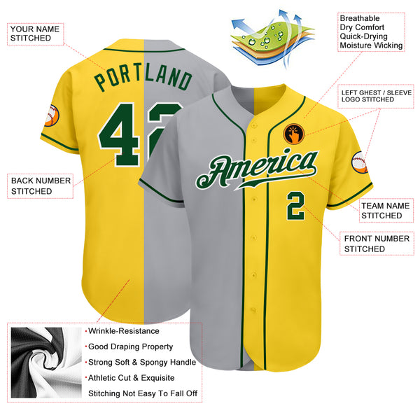 yellow a's jersey