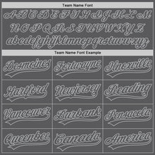 Laden Sie das Bild in den Galerie-Viewer, Custom Steel Gray Gray Authentic Baseball Jersey
