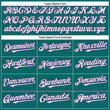 Load image into Gallery viewer, Custom Teal White-Purple Authentic Baseball Jersey
