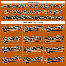 Laden Sie das Bild in den Galerie-Viewer, Custom Texas Orange Black-White Authentic Baseball Jersey
