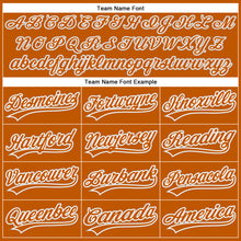 Laden Sie das Bild in den Galerie-Viewer, Custom Texas Orange White-Gray Authentic Baseball Jersey
