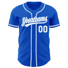 Laden Sie das Bild in den Galerie-Viewer, Custom Thunder Blue White-Light Blue Authentic Baseball Jersey
