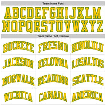 Загрузить изображение в средство просмотра галереи, Custom White Gold-Kelly Green Authentic Throwback Basketball Jersey
