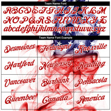 Загрузить изображение в средство просмотра галереи, Custom White Red-Purple 3D American Flag Performance T-Shirt

