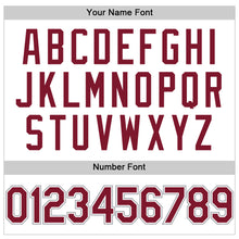 Загрузить изображение в средство просмотра галереи, Custom White Crimson-Gray Performance T-Shirt
