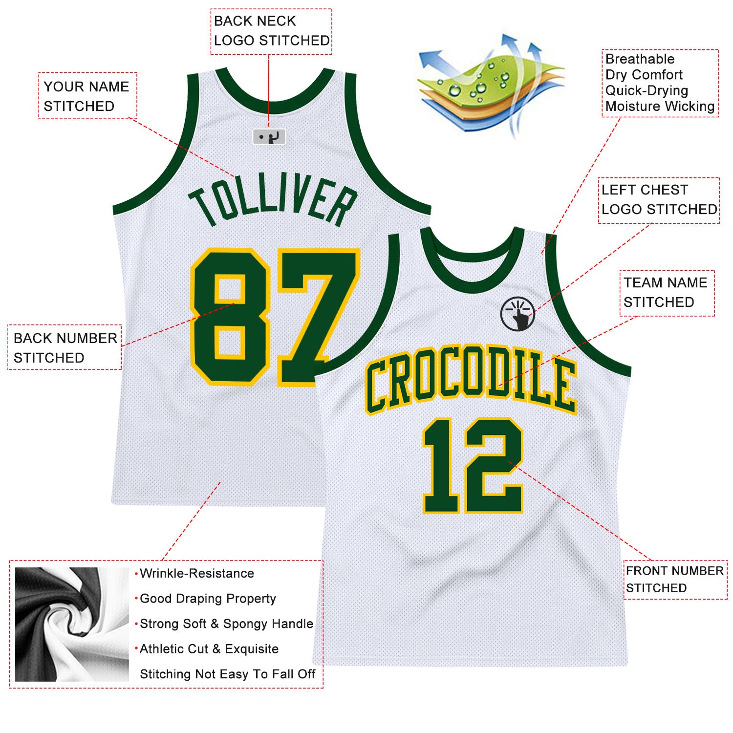 white and gold celtics jersey