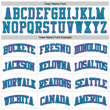 Загрузить изображение в средство просмотра галереи, Custom White Purple-Teal Authentic Throwback Basketball Jersey
