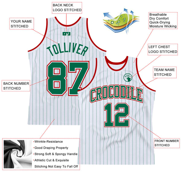 Cheap Custom Cream Black Pinstripe Red-Royal Authentic Basketball Jersey Free Shipping – CustomJerseysPro