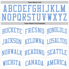 Загрузить изображение в средство просмотра галереи, Custom White Light Blue-Gold Authentic Throwback Basketball Jersey
