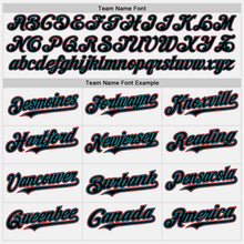 Загрузить изображение в средство просмотра галереи, Custom White Black Teal-Red Authentic Baseball Jersey
