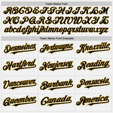 Charger l&#39;image dans la galerie, Custom White Black Pinstripe Old Gold Authentic Baseball Jersey
