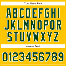 Charger l&#39;image dans la galerie, Custom Yellow Green-White Authentic Baseball Jersey
