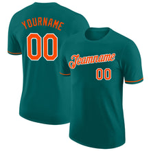 Charger l&#39;image dans la galerie, Custom Aqua Orange-White Performance T-Shirt
