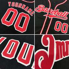 Загрузить изображение в средство просмотра галереи, Custom Black Gray-Purple Authentic Baseball Jersey

