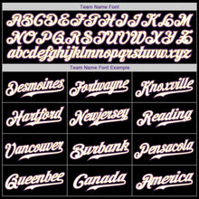 Laden Sie das Bild in den Galerie-Viewer, Custom Black White-Purple Authentic Baseball Jersey
