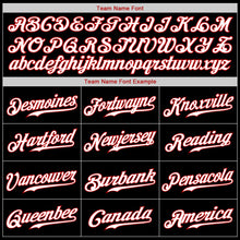 Laden Sie das Bild in den Galerie-Viewer, Custom Black White-Red Authentic Baseball Jersey
