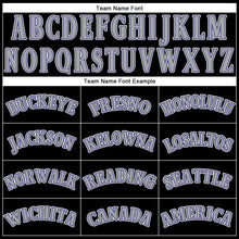 Загрузить изображение в средство просмотра галереи, Custom Black Gray-Purple Performance T-Shirt
