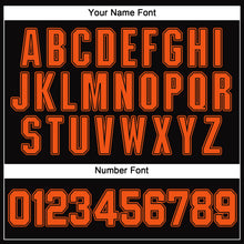 Загрузить изображение в средство просмотра галереи, Custom Black Orange-Black Performance T-Shirt
