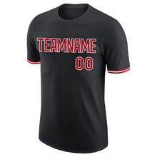 Загрузить изображение в средство просмотра галереи, Custom Black Red-White Performance T-Shirt
