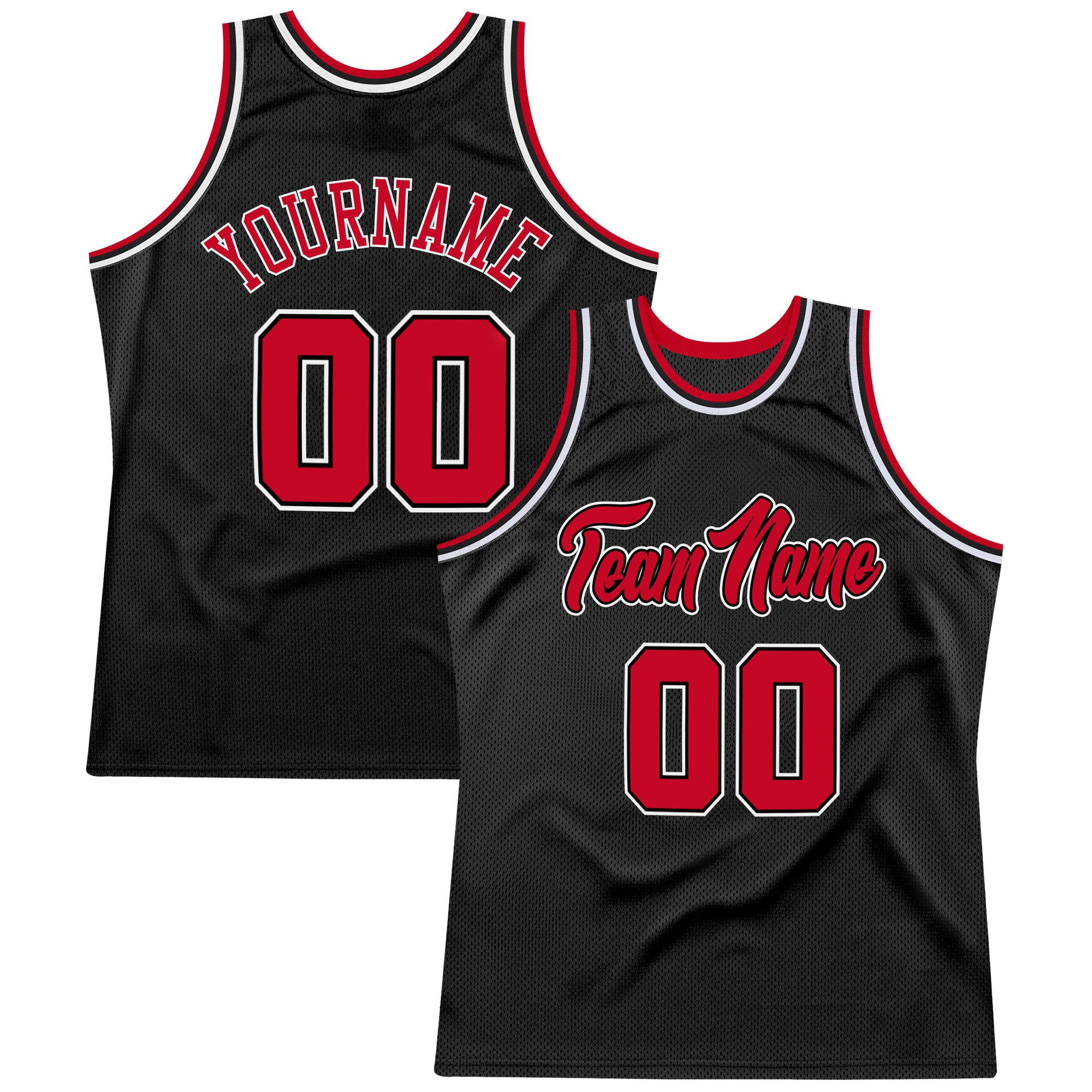 black red and white nba jersey