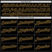 Charger l&#39;image dans la galerie, Custom Black Black-Old Gold Performance T-Shirt
