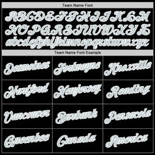 Load image into Gallery viewer, Custom Black Gray-White Authentic Baseball Jersey
