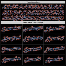 Load image into Gallery viewer, Custom Stitched Black Black-Orange Sports Pullover Sweatshirt Hoodie
