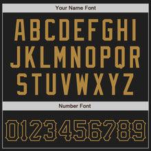 Загрузить изображение в средство просмотра галереи, Custom Black Black-Old Gold Authentic Baseball Jersey
