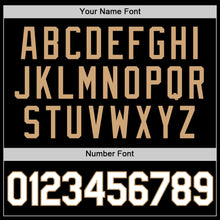 Load image into Gallery viewer, Custom Black White-Old Gold Performance T-Shirt
