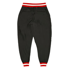Laden Sie das Bild in den Galerie-Viewer, Custom Black Red-White Sports Pants
