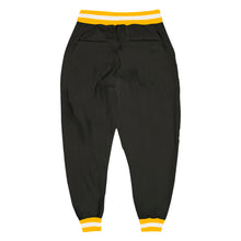 Laden Sie das Bild in den Galerie-Viewer, Custom Black Gold-White Sports Pants
