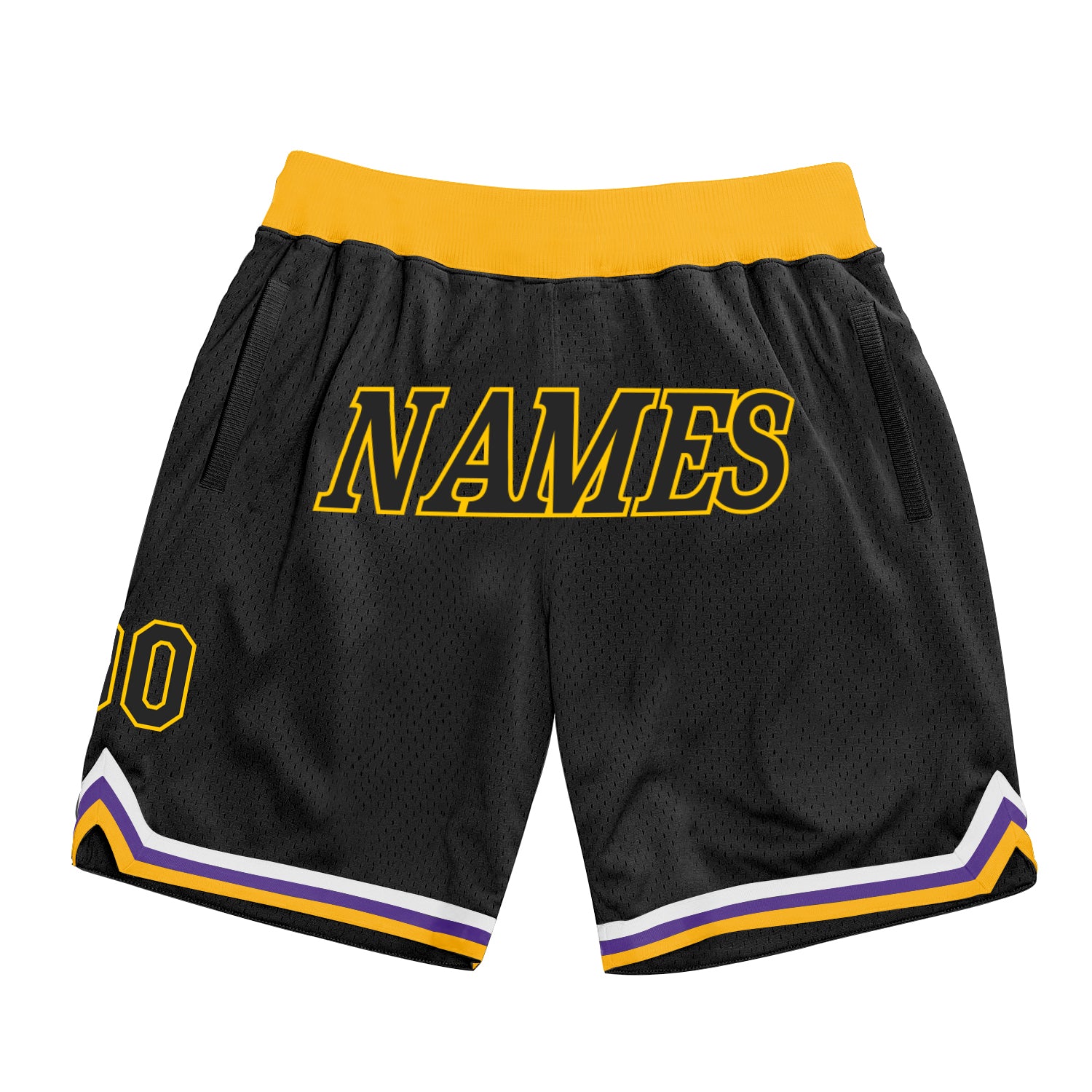 authentic lakers shorts