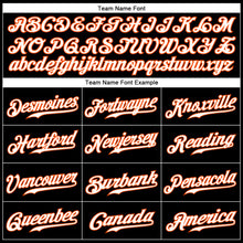 Laden Sie das Bild in den Galerie-Viewer, Custom Black White-Orange Authentic Baseball Jersey
