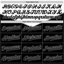 Загрузить изображение в средство просмотра галереи, Custom Black Black-Gray 3D Pattern Design Multicolor Authentic Baseball Jersey
